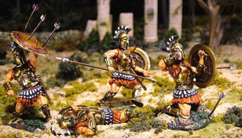 Diorama de Leonidas y sus 300 Hoplitas