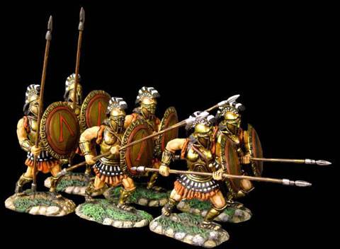 Diorama de Leonidas y sus 300 Hoplitas