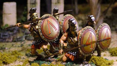 Diorama de Leonidas y sus 300 Hoplitas
