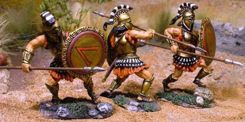 Diorama de Leonidas y sus 300 Hoplitas