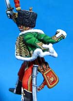 Husar franc&eacute;s del 7th de Husares en Waterloo - Escala 28mm