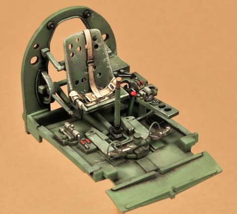 Cabina Mitsubishi A6M33a Zero - Escala 1/48