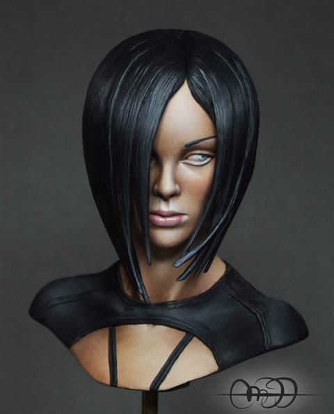 Busto Aeon Flux - Escala 1/6. 