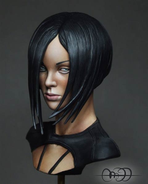 Busto Aeon Flux - Escala 1/6. 