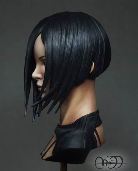 Busto Aeon Flux - Escala 1/6. 