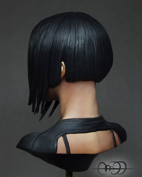 Busto Aeon Flux - Escala 1/6. 