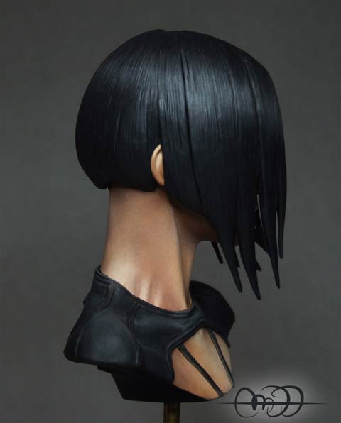Busto Aeon Flux - Escala 1/6. 