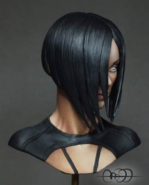 Busto Aeon Flux - Escala 1/6. 
