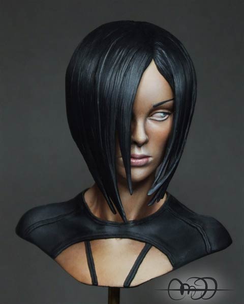 Busto Aeon Flux - Escala 1/6. 