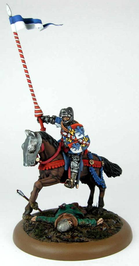 Conde de Vendome en Agincourt durante 1415 - Escala de 28 mm.