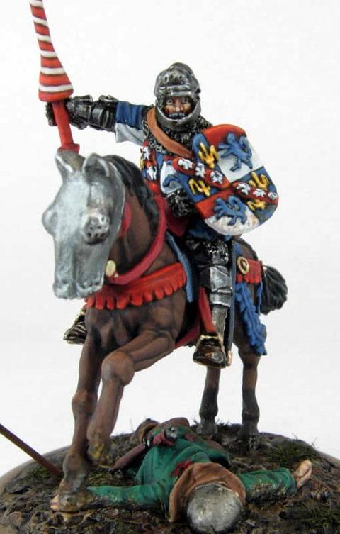 Conde de Vendome en Agincourt durante 1415 - Escala de 28 mm.