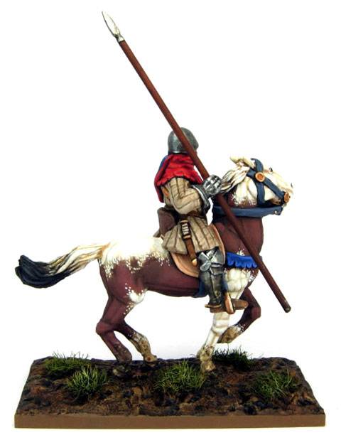 Sargento frances a Caballo durante la batalla de Agincourt.  