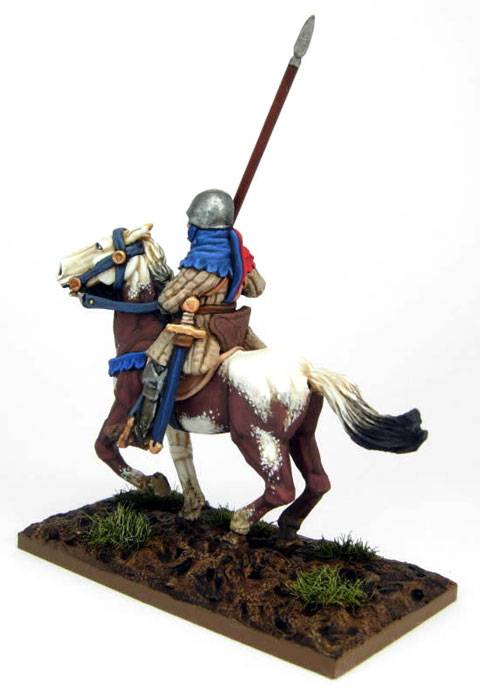Sargento frances a Caballo durante la batalla de Agincourt.  