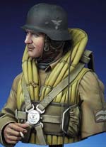 Busto Tripulante de Bombardero Luftwaffe - Escala 1/10