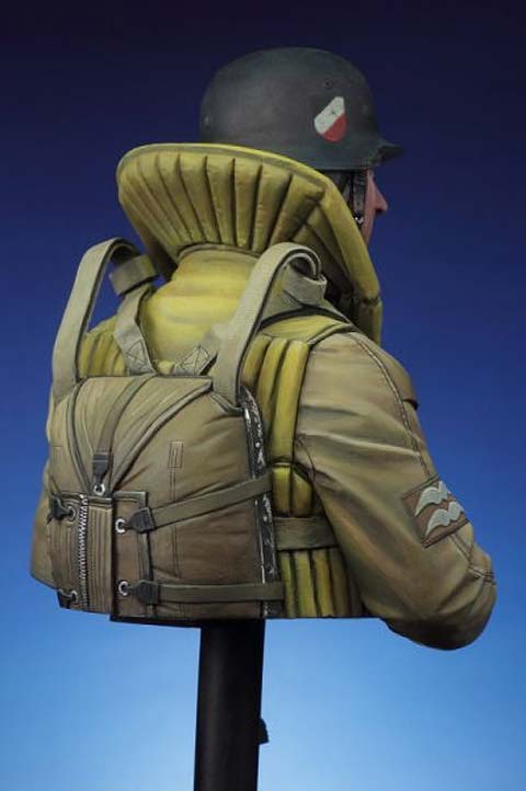 Busto Tripulante de Bombardero Luftwaffe - Escala 1/10