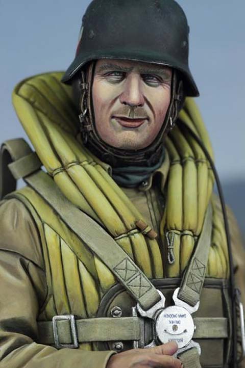 Busto Tripulante de Bombardero Luftwaffe - Escala 1/10