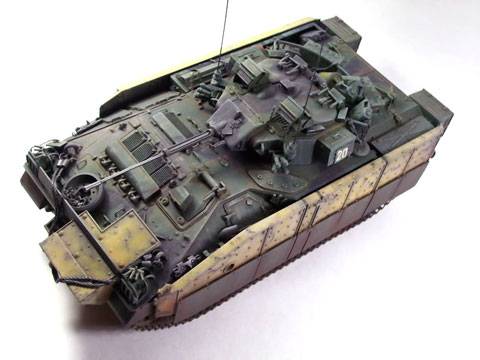 Vehiculo de Reconocimiento Warrior MCV Britanico. 