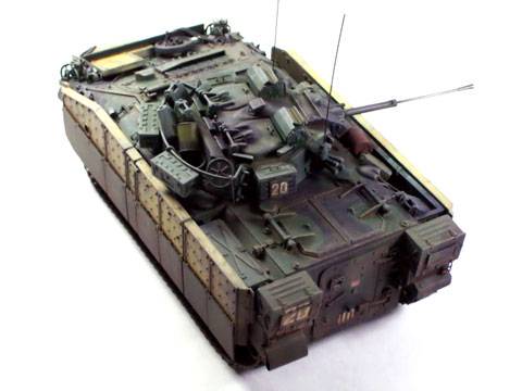 Vehiculo de Reconocimiento Warrior MCV Britanico. 