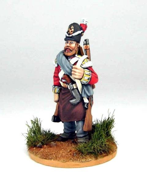 Zapador Britanico durante 1815 en 28 mm.