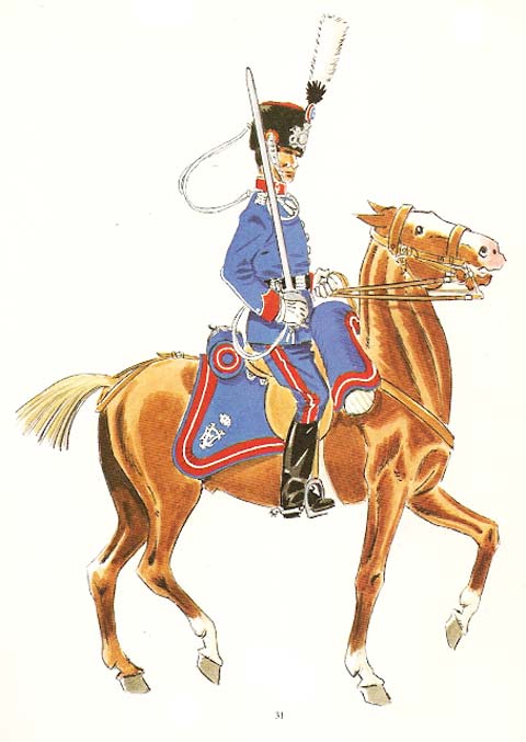 n&ordm; 31 - Cazador del Regimiento Victoria Eugenia, de gala en formaci&oacute;n 1911-26. 