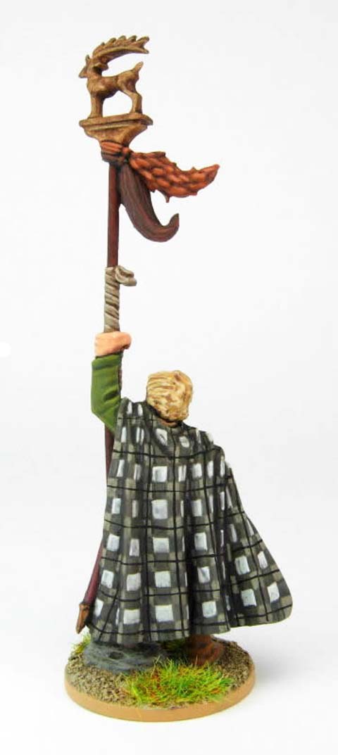 Guerrero Portaestandarte Celta - Escala 28mm