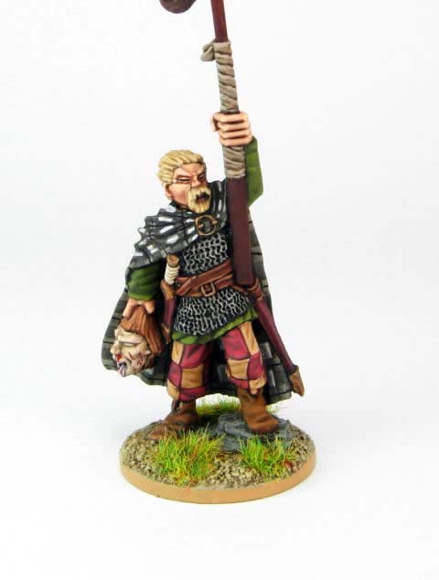 Guerrero Portaestandarte Celta - Escala 28mm