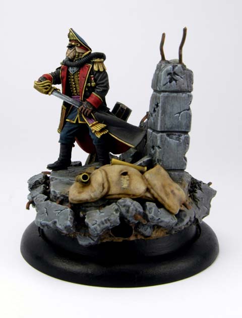 Death Korps of Krieg Commissar - Escala 28mm