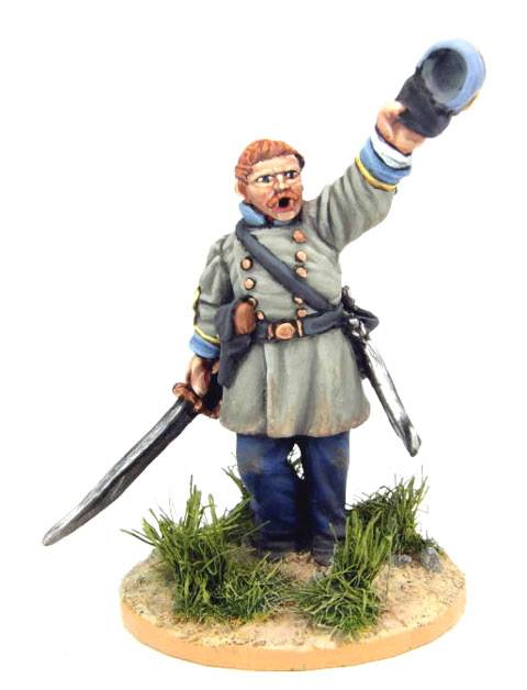 Oficial Confederado en 28 mm.