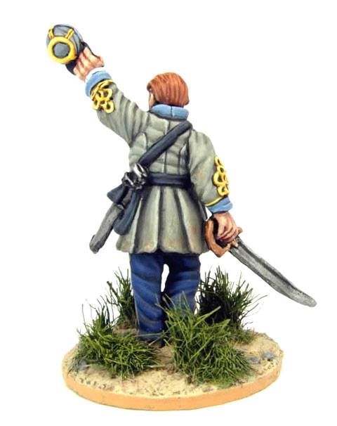 Oficial Confederado en 28 mm.