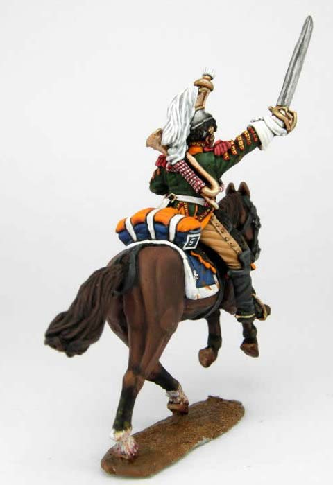 Coracero Trompeta frances a caballo - Escala 28mm.  