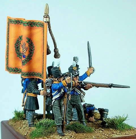Milicias del Regimiento de Infanteria, Provincias Unidas de Holanda en 1815 - 28 mm