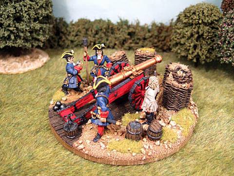 24 Regimiento de Artillleria Frances - Guerra Secesion Espa&ntilde;ola.  