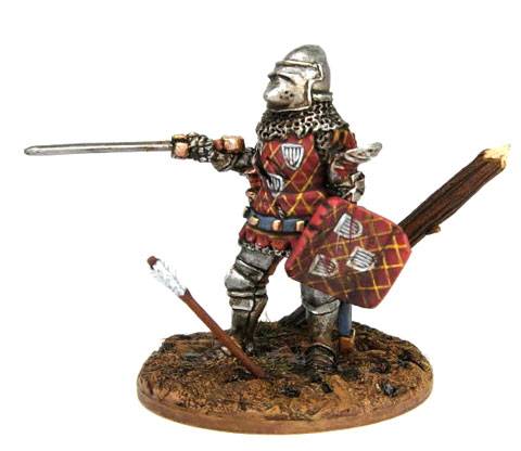 Caballero Medieval Frances en Agincourt 1415