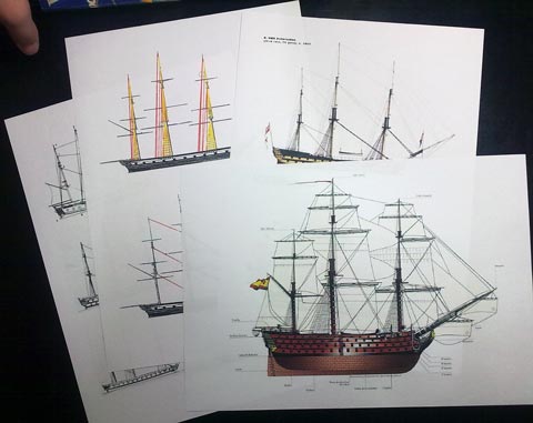 Proyecto Naves Insignia en Trafalgar - Escala 1/1200 Proyecto Naves Insignia en Trafalgar - Escala 1/1200