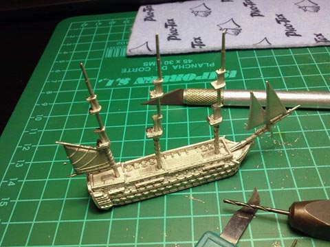 Proyecto Naves Insignia en Trafalgar - Escala 1/1200 Proyecto Naves Insignia en Trafalgar - Escala 1/1200