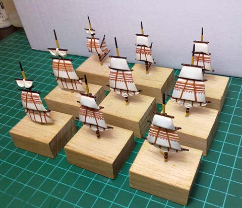 Proyecto Naves Insignia en Trafalgar - Escala 1/1200 Proyecto Naves Insignia en Trafalgar - Escala 1/1200