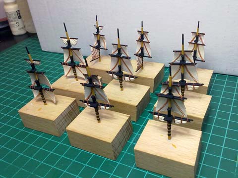 Proyecto Naves Insignia en Trafalgar - Escala 1/1200 Proyecto Naves Insignia en Trafalgar - Escala 1/1200