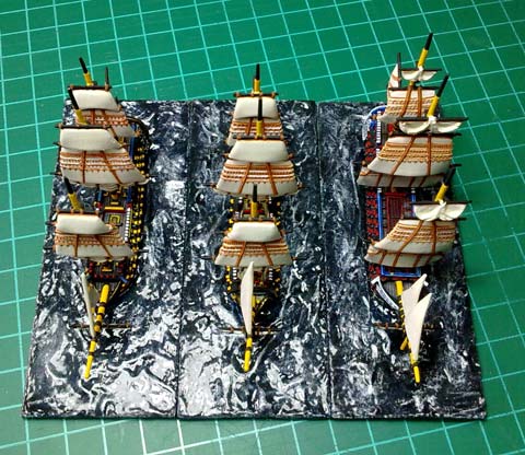 Proyecto Naves Insignia en Trafalgar - Escala 1/1200 - Parte 3