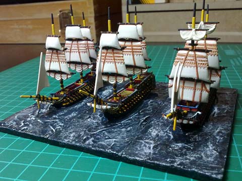 Proyecto Naves Insignia en Trafalgar - Escala 1/1200 - Parte 3