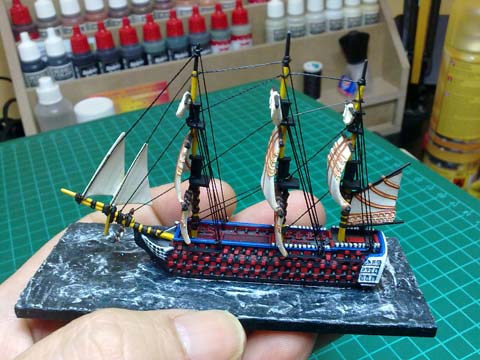 Proyecto Naves Insignia en Trafalgar - Escala 1/1200 - Parte 3