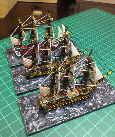 Proyecto Naves Insignia en Trafalgar - Escala 1/1200 - Parte 3