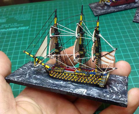 Proyecto Naves Insignia en Trafalgar - Escala 1/1200 - Parte 3