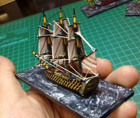 Proyecto Naves Insignia en Trafalgar - Escala 1/1200 - Parte 3