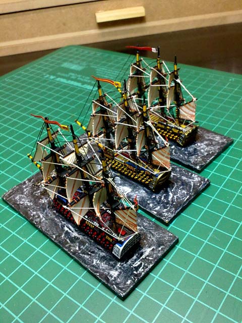 Proyecto Naves Insignia en Trafalgar - Escala 1/1200 - Parte 3