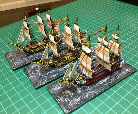 Proyecto Naves Insignia en Trafalgar - Escala 1/1200 - Parte 3