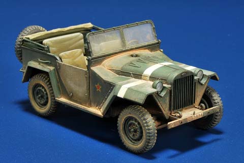 Vehiculo todoterreno Gaz-67B - Escala 1/48