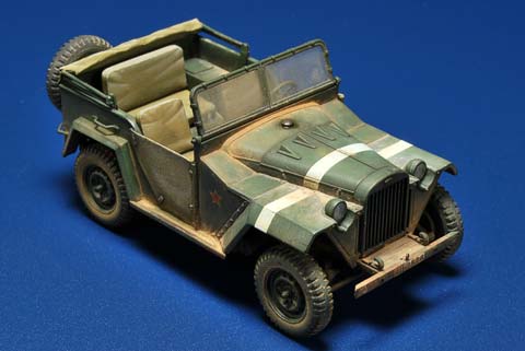 Vehiculo todoterreno Gaz-67B - Escala 1/48