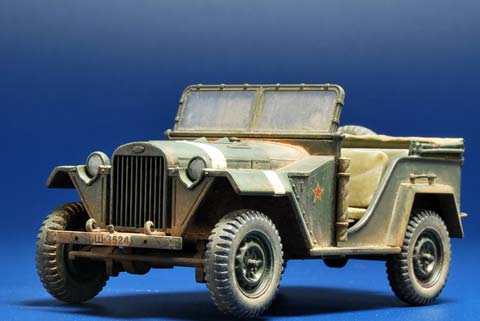 Vehiculo todoterreno Gaz-67B - Escala 1/48
