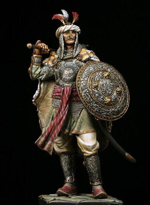 Guerrero Moghul Siglo XVII-XVIII - Escala 75mm