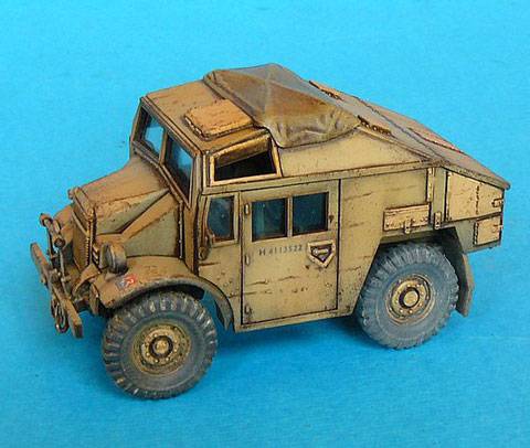 Quad Gun Tractor Britanico - Escala 1/72